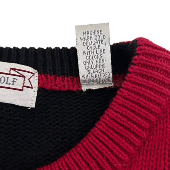 John Ashford Golf Vtg Christmas Grandpa Argyle Preppy Academia Knit Sweater (L) - Picture 11 of 12